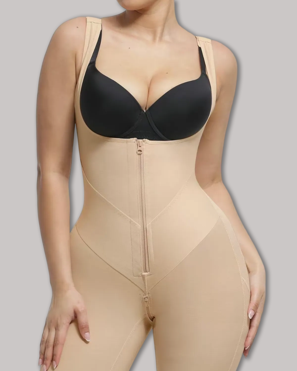 Regalo para mamá - Faja anticelulítica para mujer con cordón ajustable y ganchos.