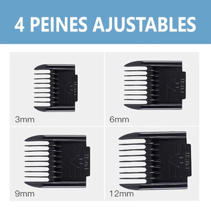 Trimmer Eléctrico para Perros y Gatos – Silencioso, Recargable y Profesional en Casa