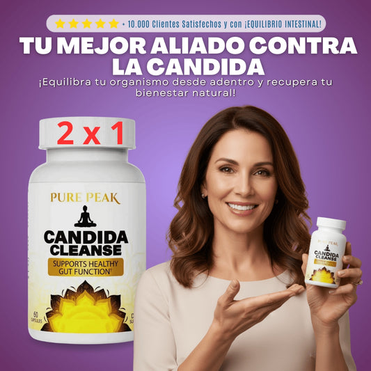 Suplemento Detox Intestinal Candida Cleanse™ Paga 1 y lleva 1 gratis