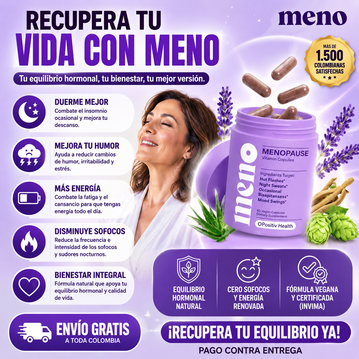 MENO® | Tu Aliado Natural Para una Menopausia Más Feliz