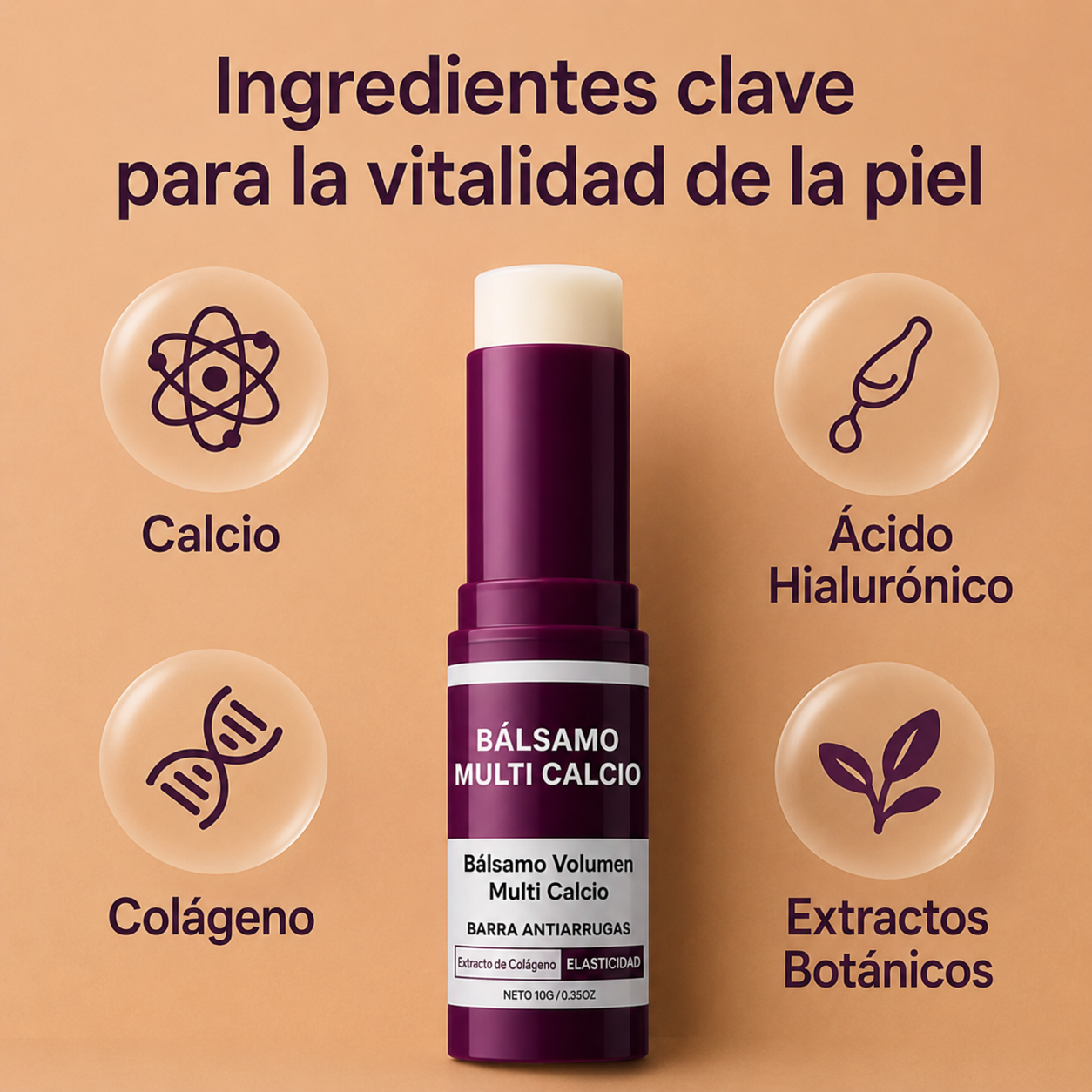 Crema en barra Coreana Dr. Melaxin : Bálsamo de volumen de calcio