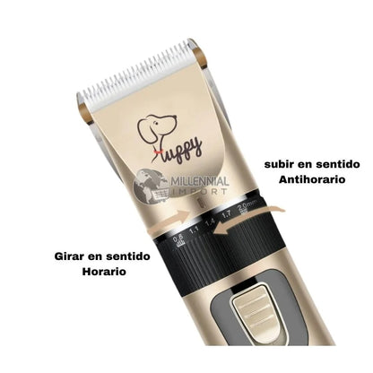 Trimmer Eléctrico para Perros y Gatos – Silencioso, Recargable y Profesional en Casa