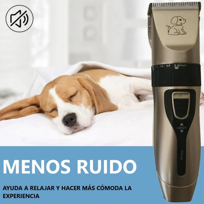 Trimmer Eléctrico para Perros y Gatos – Silencioso, Recargable y Profesional en Casa