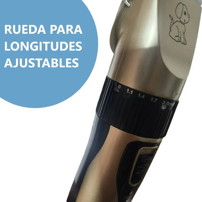 Trimmer Eléctrico para Perros y Gatos – Silencioso, Recargable y Profesional en Casa